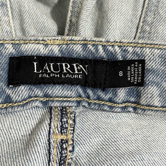 Lauren Ralph Lauren Womens High Rise Cutoff Denim Shorts Size 8 Light Wash NWT - Picture 6 of 8